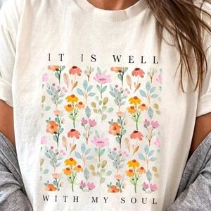 Floral print tshirt